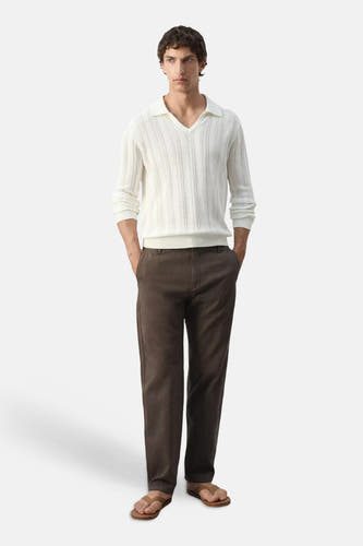 5-pocket broek - bruin