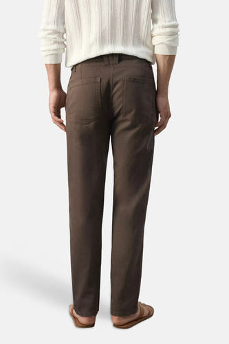 5-pocket broek - bruin