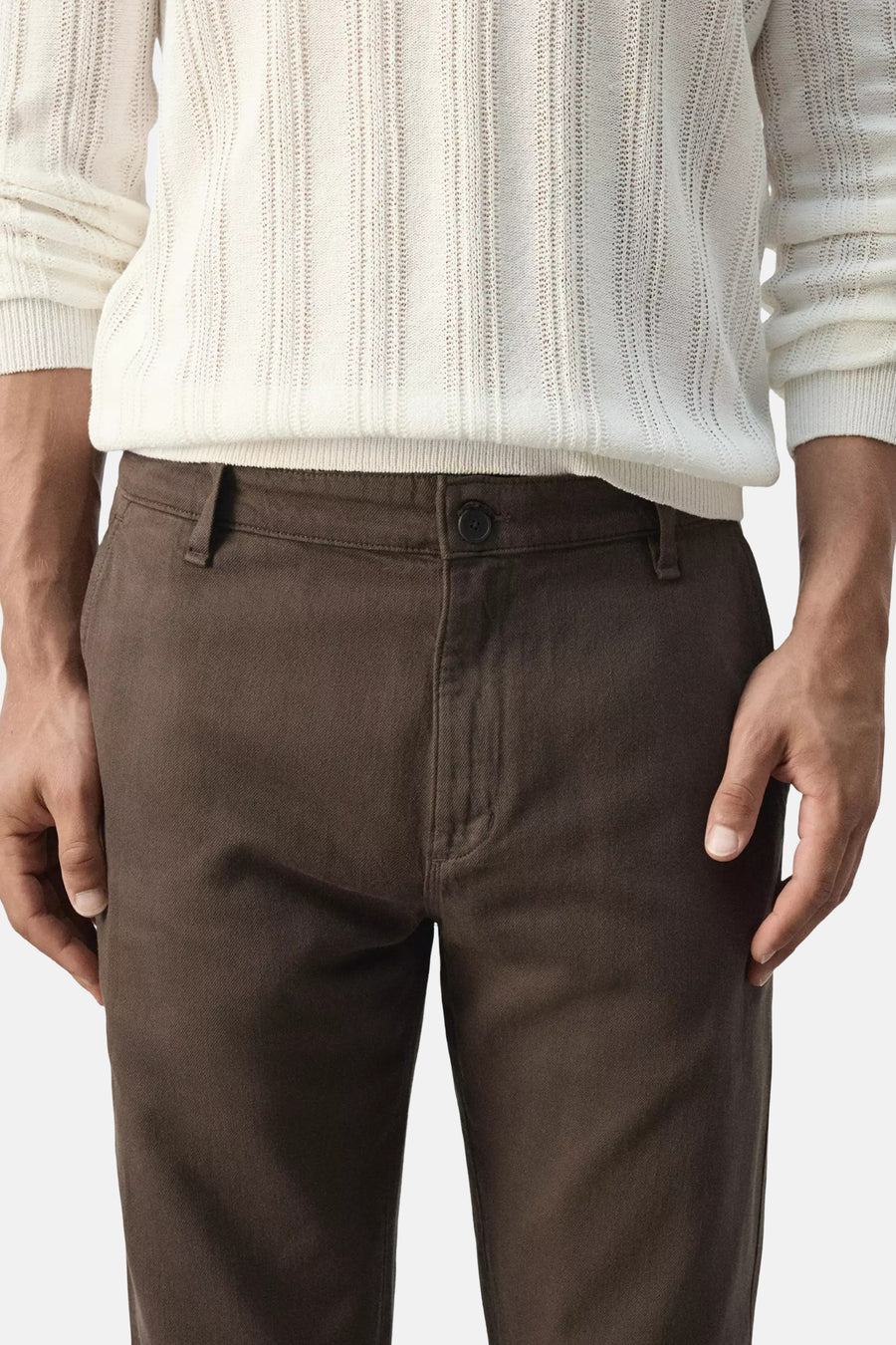 5-pocket broek - bruin