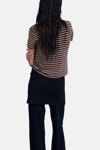 Pull à manches courtes - multicolore