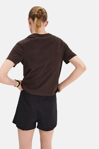 T-shirt met korte mouwen - bruin