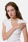 Gilet sans manches - blanc