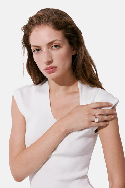 Gilet zonder mouwen - wit