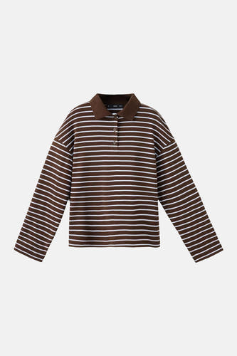Polo met lange mouwen - multicolor