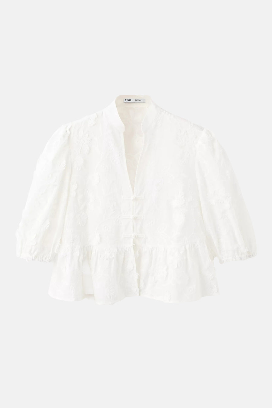 Blouse à manches courtes - blanc
