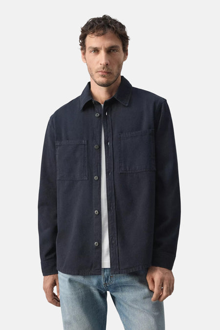 Chemise à manches longues - bleu