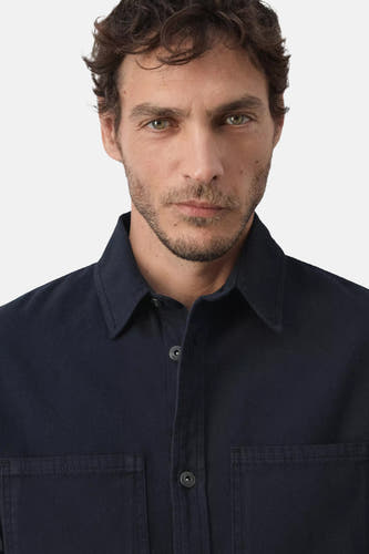 Hemd met lange mouwen - blauw