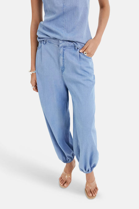 Broek - Light blue denim