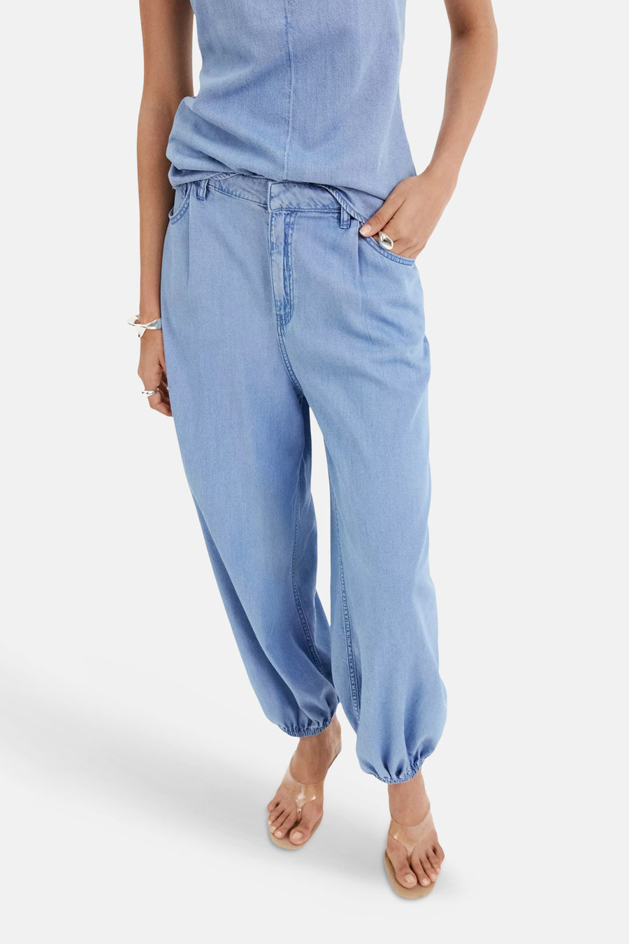 Broek - Light blue denim