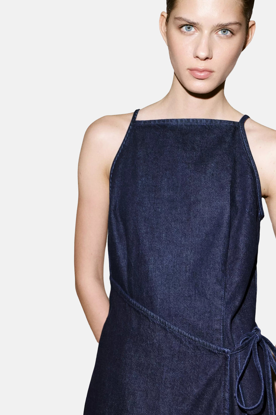 Robe - Dark blue denim