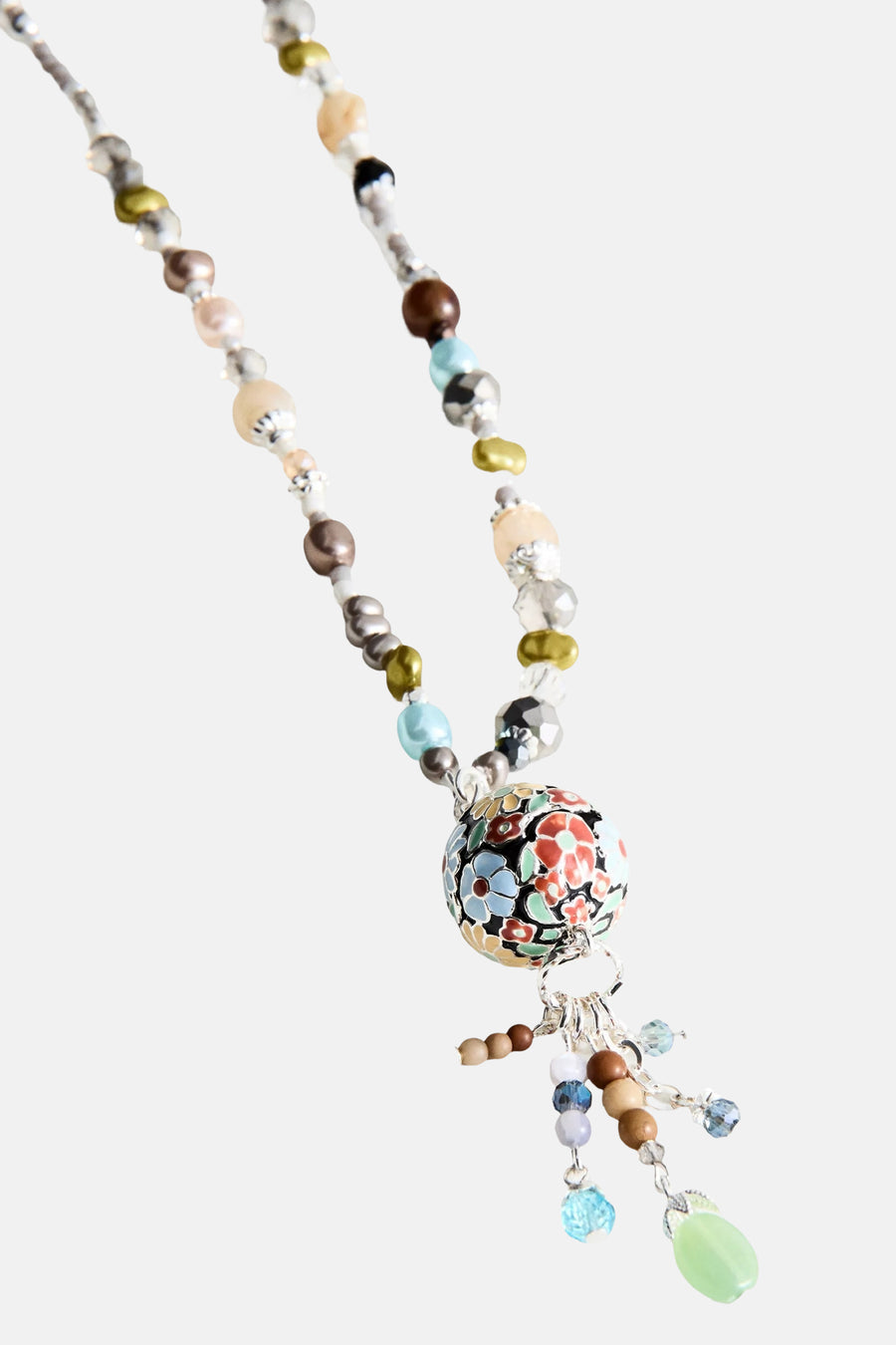 Lange halsketting - multicolor