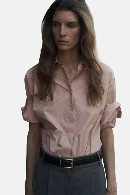 Chemise à manches longues - rose