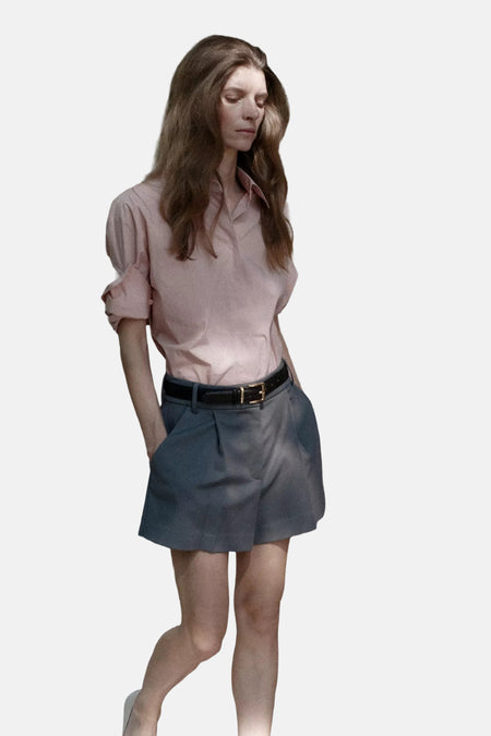 Chemise à manches longues - rose