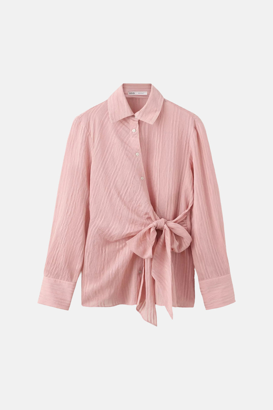 Blouse à manches longues - rose