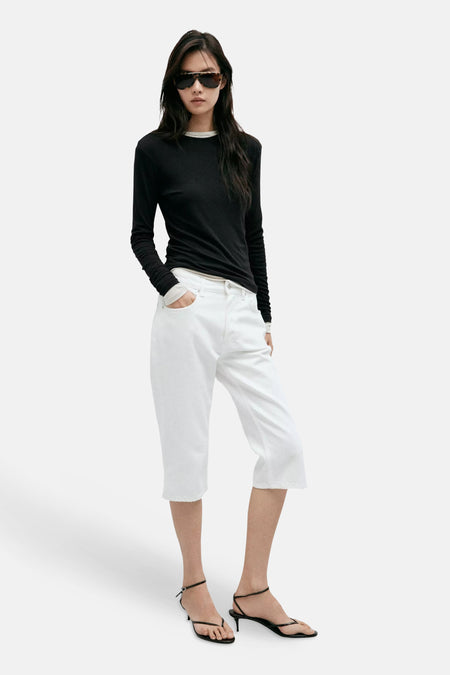 T-shirt met lange mouwen - zwart