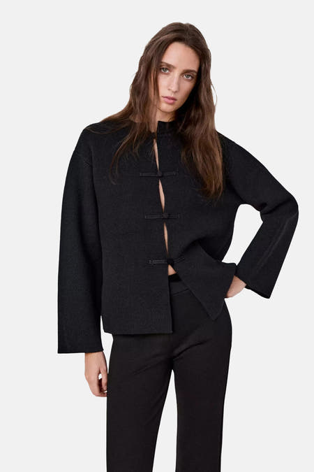 Cardigan zwart - MANGO
