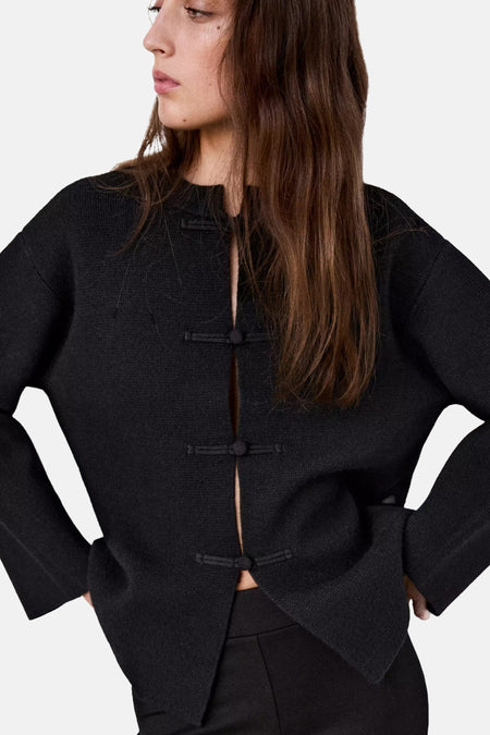 Cardigan zwart - MANGO