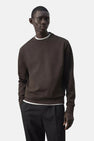 Sweater O-hals - bruin