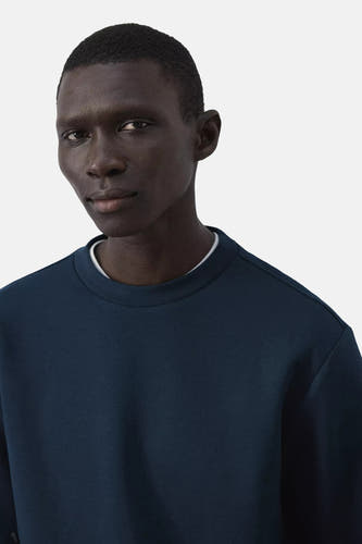 Sweater O-hals - Blauw