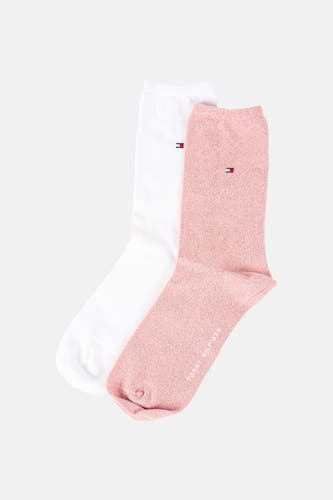Multikleurige sokken van TOMMY JEANS, met een effen kleur en een ingeweven logo.