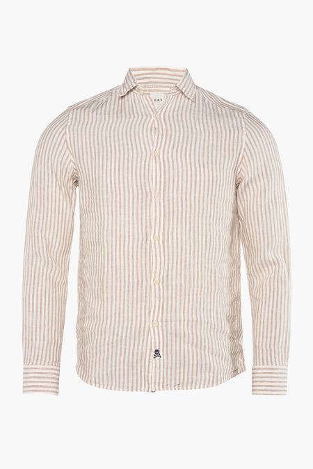 Hemd met lange mouwen - beige