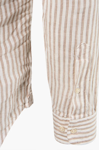 Hemd met lange mouwen - beige