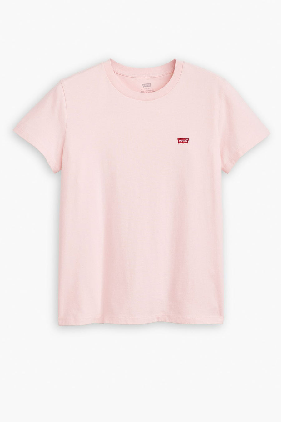 Roze T-shirt van Levi's met rood logo.