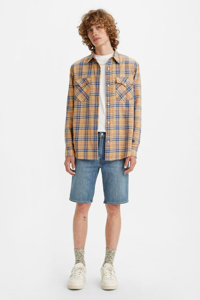 Short - mid blue denim