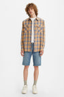Short - mid blue denim