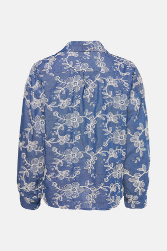 Hemd met lange mouwen - Mid blue denim