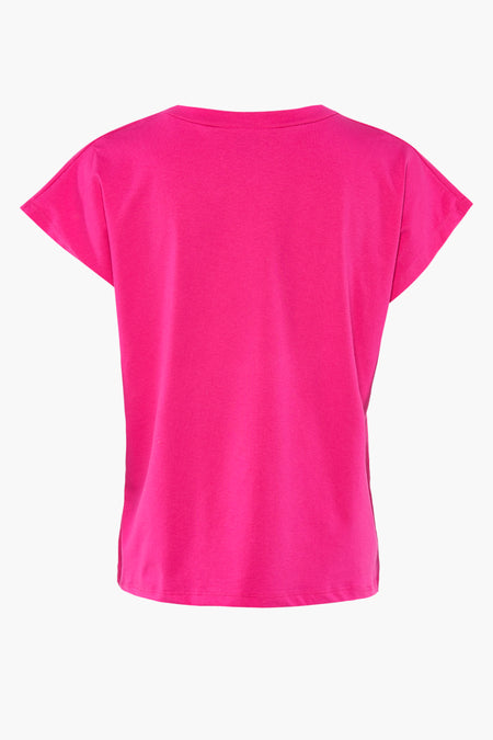 Top uni manche courte Rose - Terra di Siena