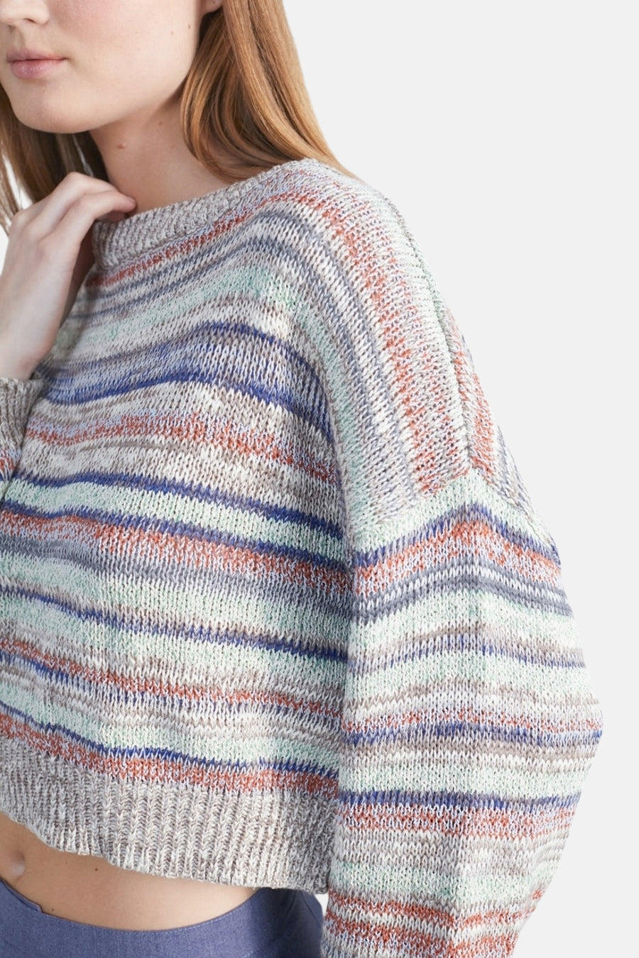 Trui met ronde hals Multicolor - 24 colours GmbH