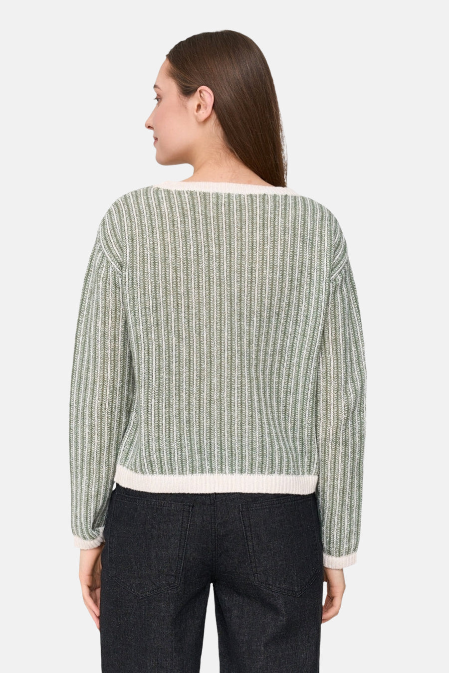 Pull met ronde hals - groen - 24 colours GmbH - 4