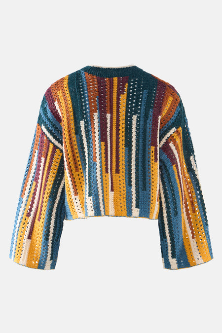 Pull à col rond - multicolore