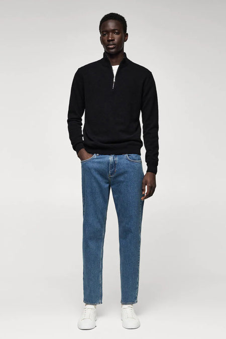 Slim jeans - mid blue denim