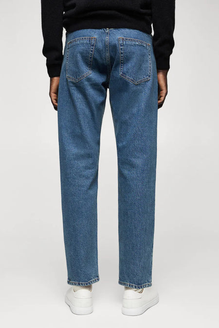 Slim jeans - mid blue denim