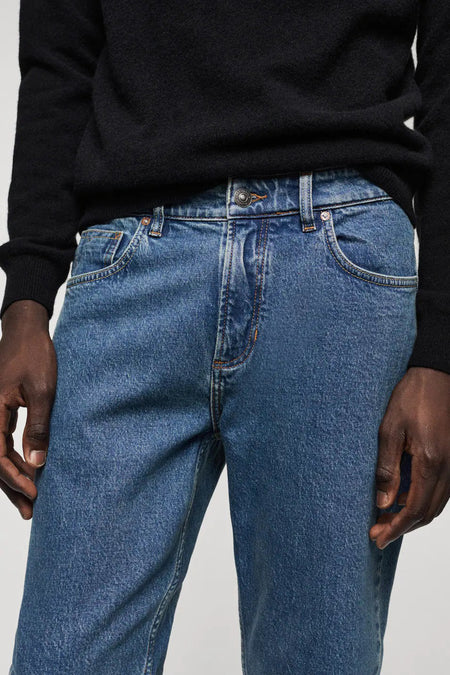 Slim jeans - mid blue denim
