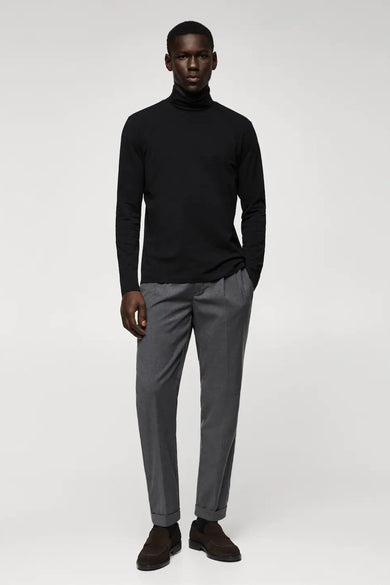 T-shirt (lange mouwen) Zwart - Mango