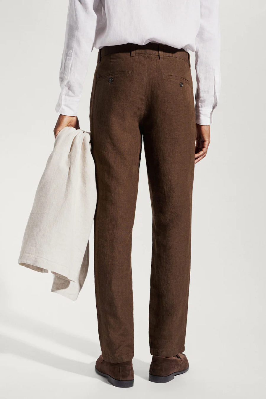 Kostuumbroek - bruin - MANGO