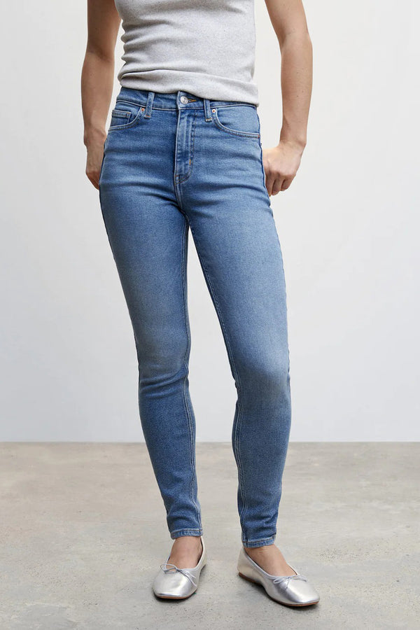 Jeans skinny Mid blue denim - Mango