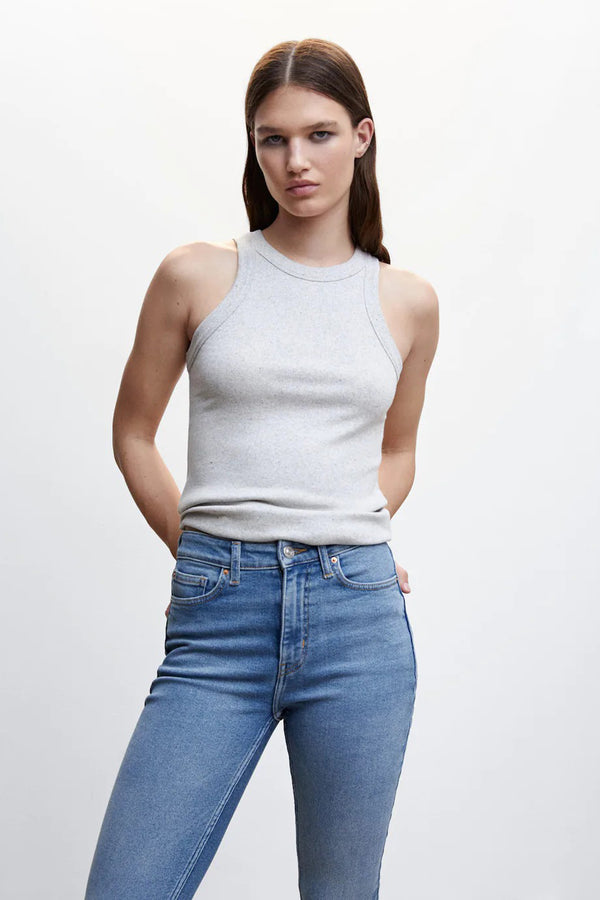 Jeans skinny Mid blue denim - Mango