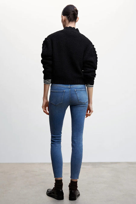 Skinny jeans - mid blue denim