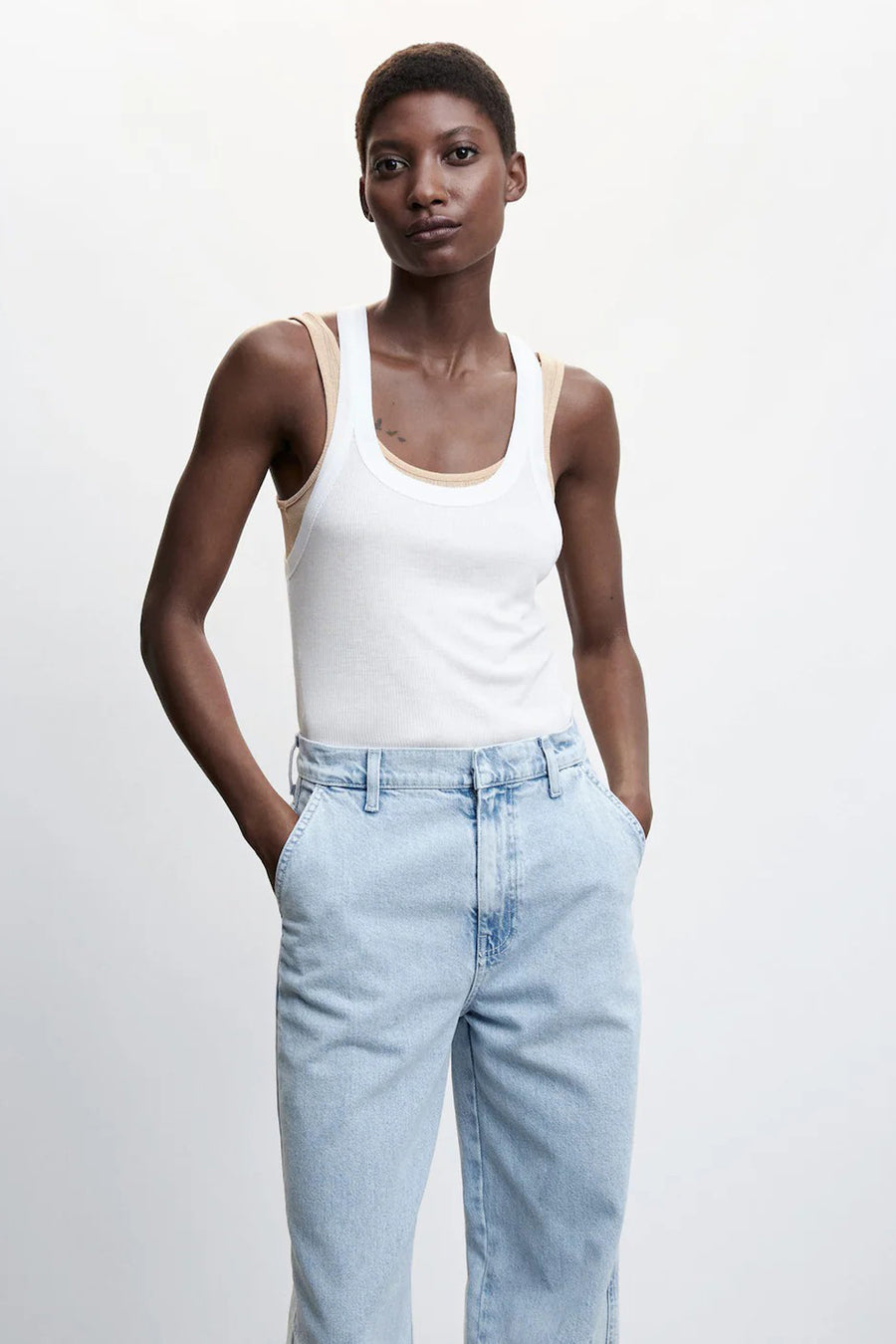 Straight jeans - denim