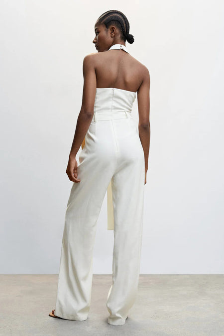Jumpsuit wit - MANGO