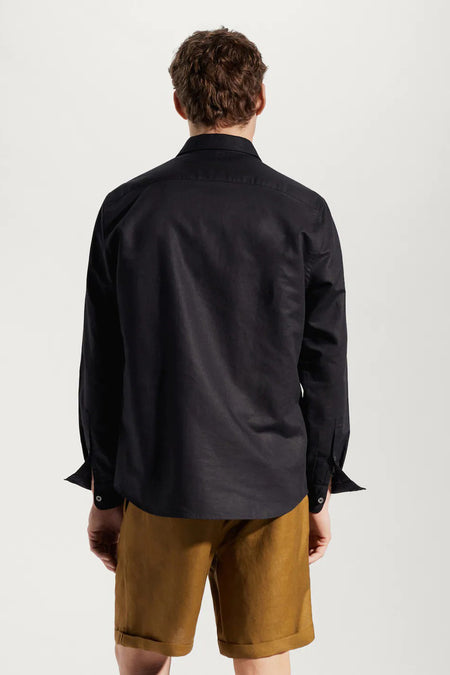 Hemd met lange mouwen - zwart