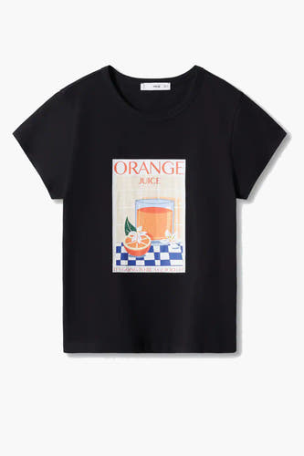 T-shirt - zwart