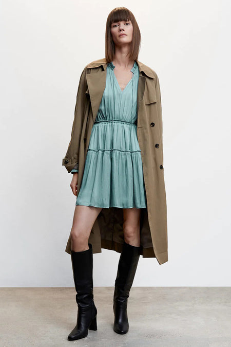 Kleedjes (lange mouwen) blauw - MANGO