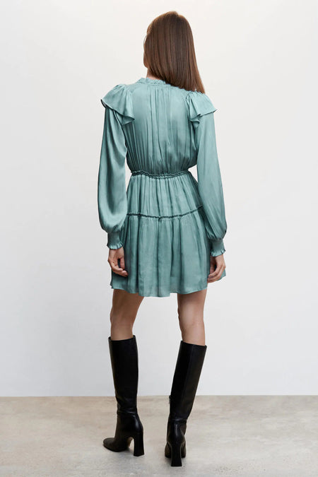 Kleedjes (lange mouwen) blauw - MANGO