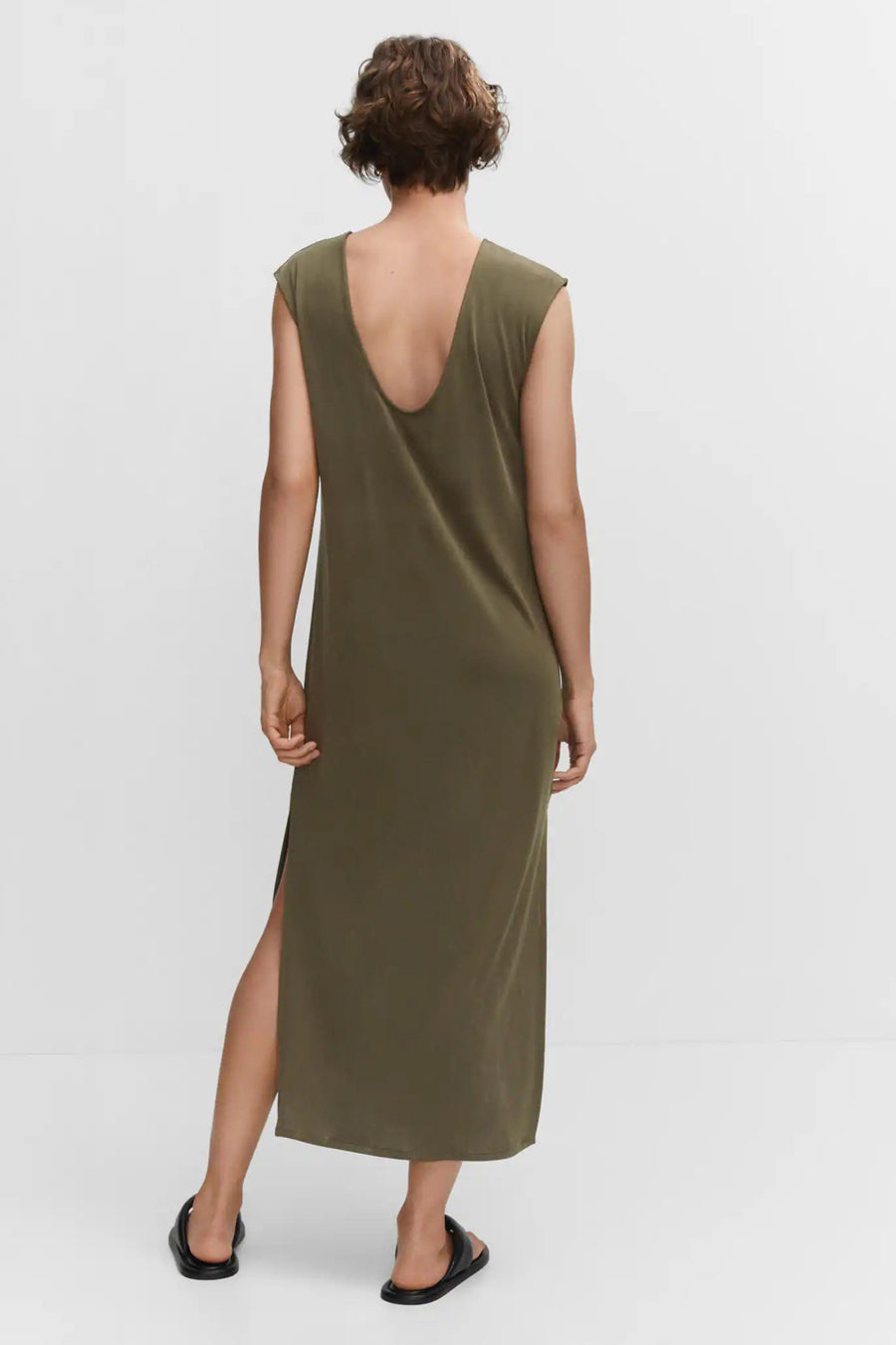 Robe longue - beige