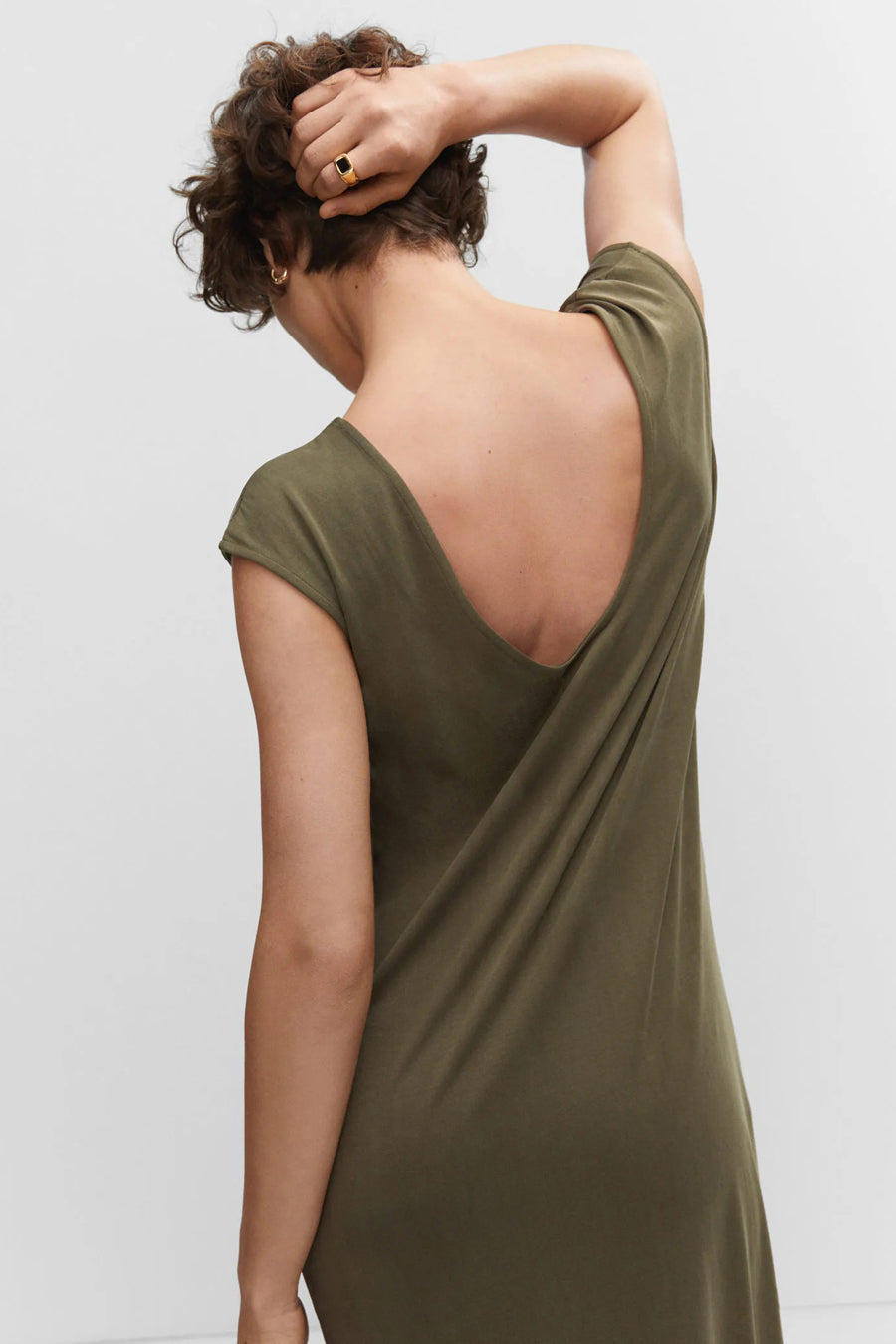 Robe longue - beige